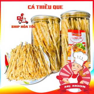 Cá Thiều Que Đặc Sản Đà Nẵng (Hộp 250G - 200G) - Khô Cá Thiều Que Tẩm vị - Đồ ăn vặt - Bếp mẹ Moon