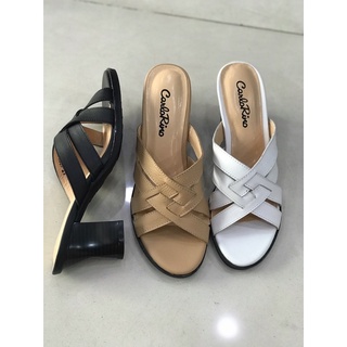 guốc da thật quai đan chéo(35-40)