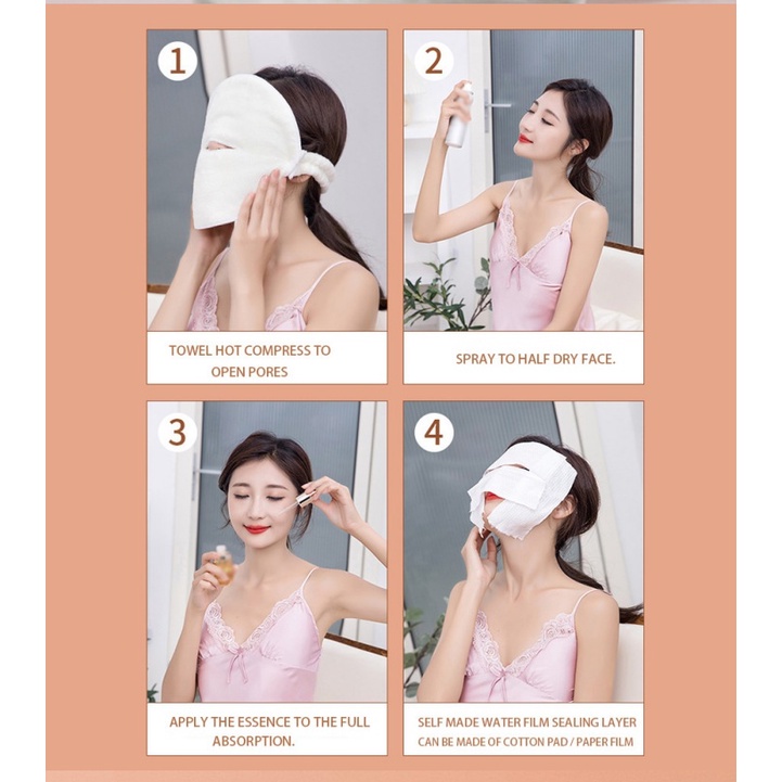 Khăn Nén Nóng, Nén Nóng, hơi và hơi nước giúp ẩm ẩm. Để chăm sóc mặt, chàng trai Làm Đẹp