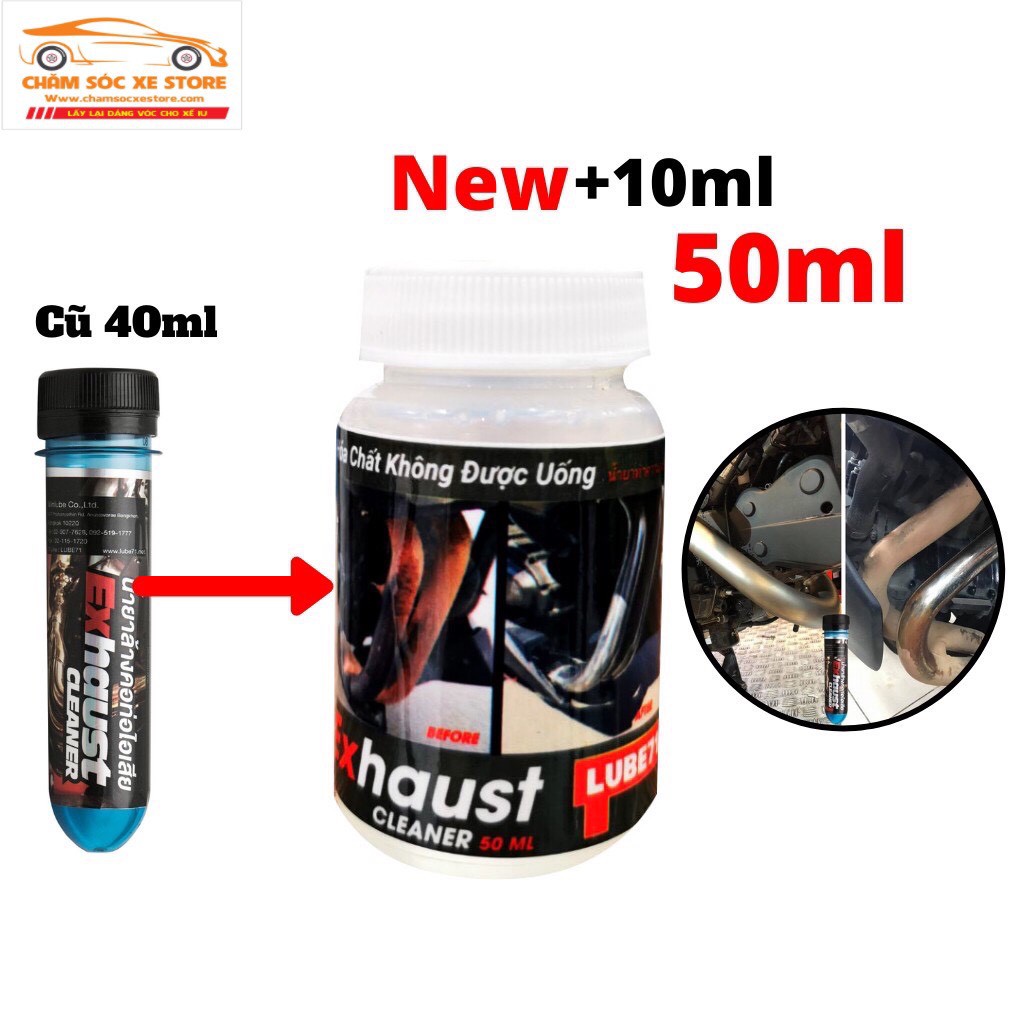 (NHẬP KHẨU THÁI) Dung Dịch tẩy rửa gỉ sét Vệ Sinh Cổ Pô Lube 71 EXHAUST CLEANER 50ml