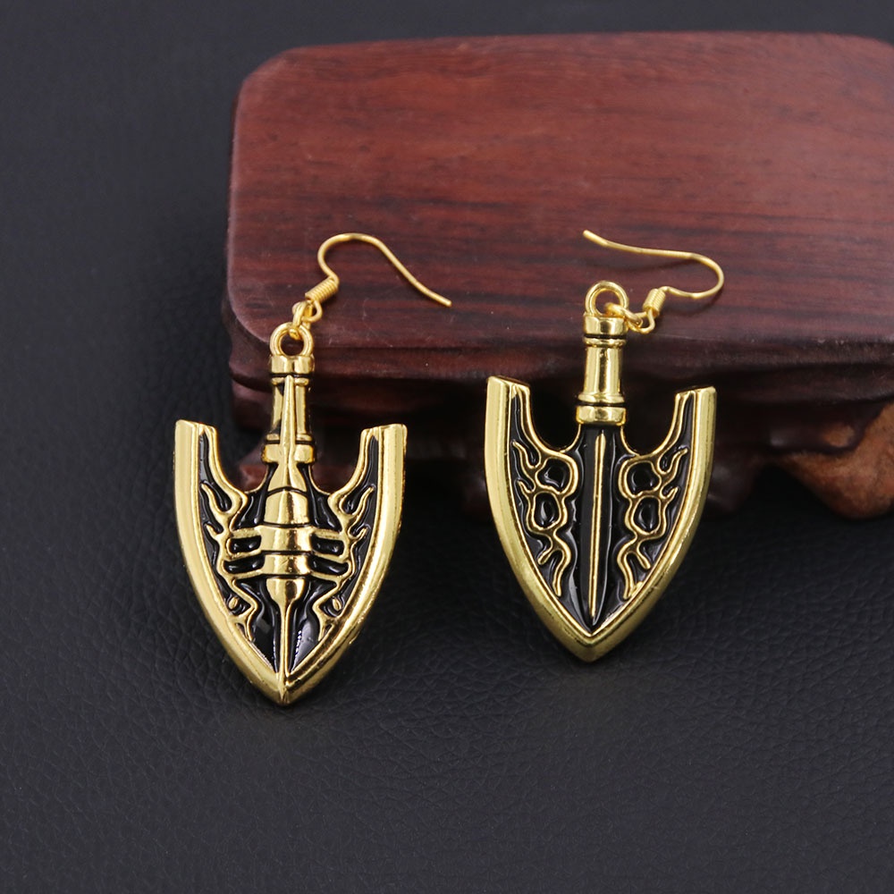 Móc Khóa Hình Mũi Tên Màu Vàng Kim Phong Cách Jojo 'S Bizarre Adventure