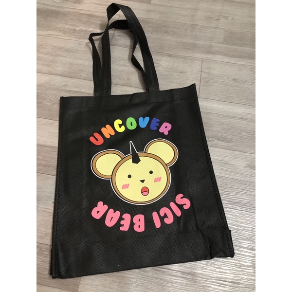 Túi Tote Chính Hãng Uncover/ Sadboizaintcry/ Totebag Đen Levents/ Scrunchies Uncover Siêu Xinh Bảo Vệ Môi Trường