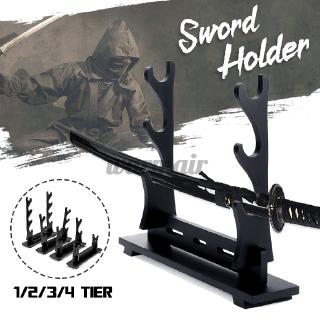 Giá đỡ kiếm Samurai bằng gỗ nhiều tầng cao cấp dùng trưng bày