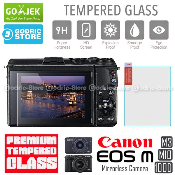 Kính Cường Lực Chống Trầy Cho Máy Ảnh Canon Eos M3 M10 100d Lcd