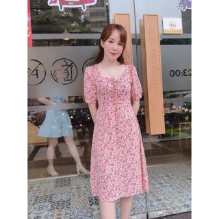 VÁY XOÈ HOA THẮT NƠ