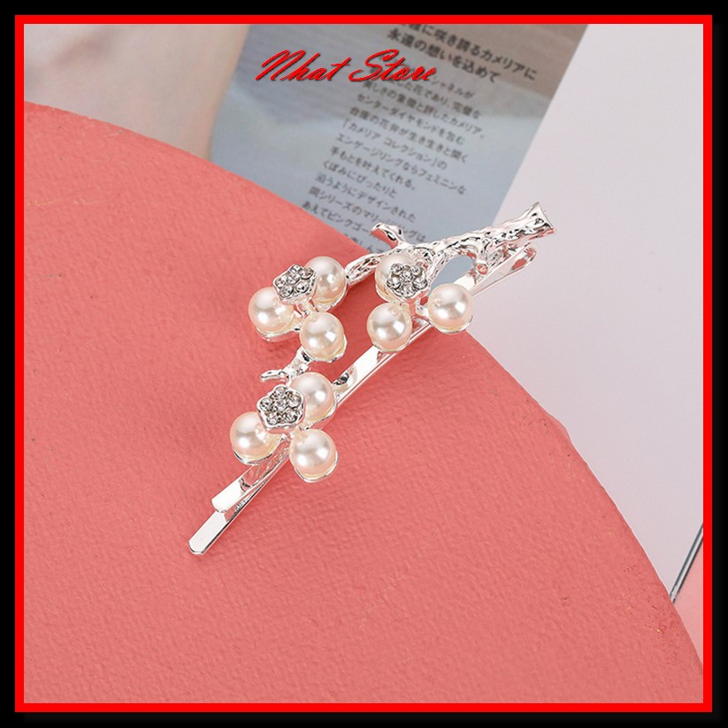🍒Kẹp tóc nữ thời trang Hàn Quốc dễ thương hình cành cây - Phụ kiện tóc KT01