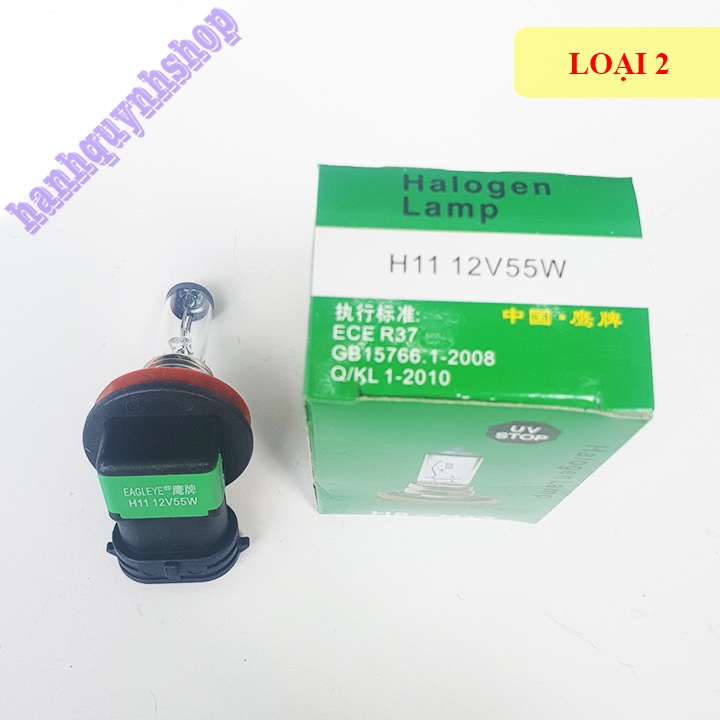 Bóng đèn gầm ô tô H11 12V 55W con cú Halogen Nam Yung