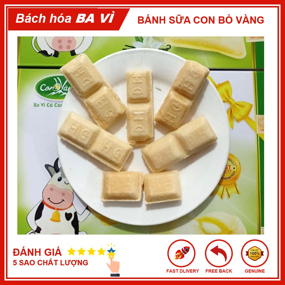 Bánh Sữa Chua Xốp Giòn Con Bò Vàng Ba Vì 300g