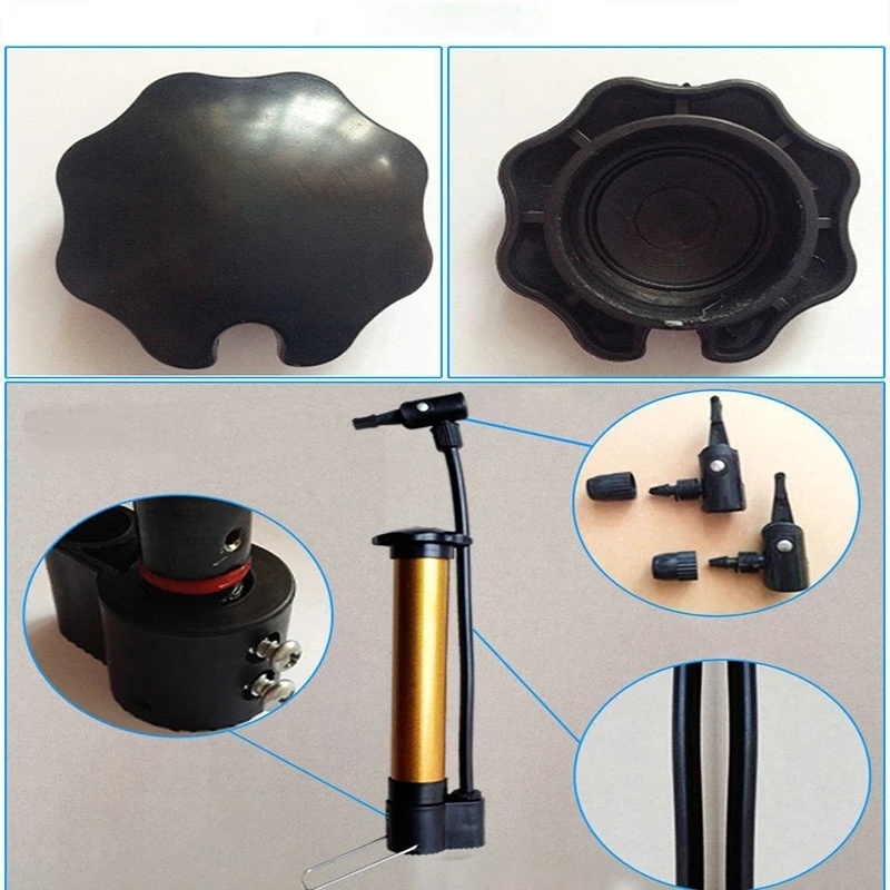 1 bộ dụng cụ bơm bánh xe đạp mini di động tiện dụng