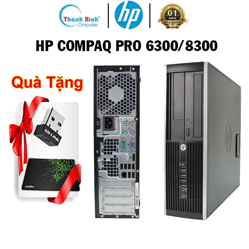 Máy Tính Đồng Bộ ThanhBinhPC HP Pro 6300/8300 ( Pentium, Core I3) - BẢO HÀNH 12 THÁNG 1 ĐỔI 1 - Máy Tính Bàn Giá Rẻ