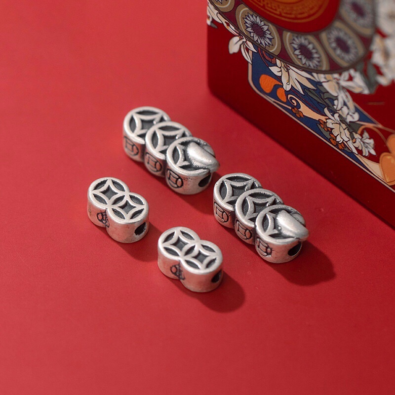 GIÁ SỈ  Charm bạc 3D kim tiền bạc siêu đẹp - Bạc chuẩn_Hàng đẹp loại 1, PH765