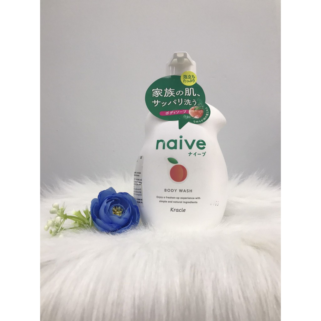 SỮA TẮM NAIVE CHAI LÙN (VỊ ĐÀO)