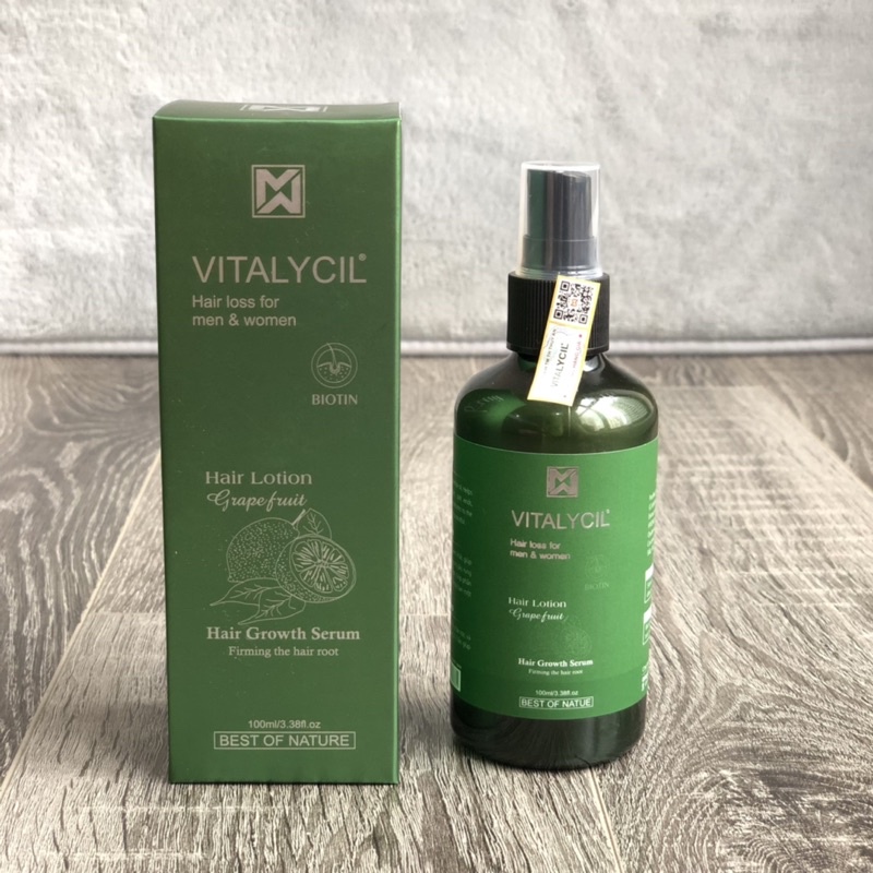 (VITALYCIL) Xịt bưởi chống rụng kích thích mọc tóc VITALYCIL 100ml