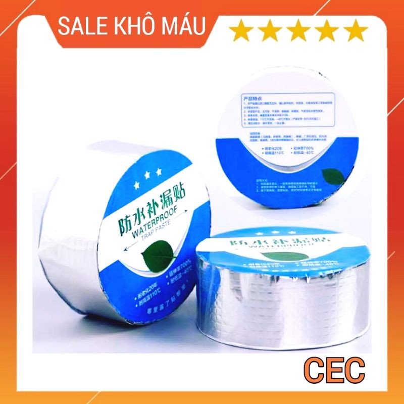 [Khổ 5cm] Băng Keo Siêu Dính Chống Dột Đa Năng , Băng Dính Chống Thấm Hà Nội - Shop CEC