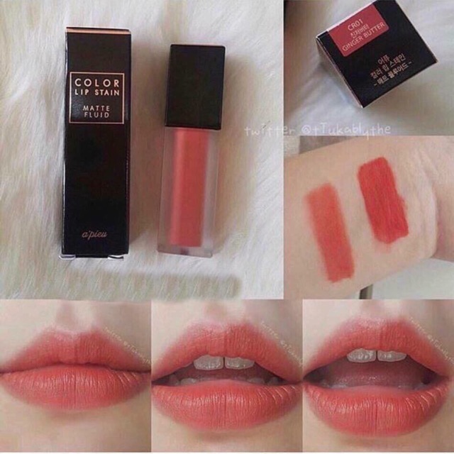 Son kem lì A'Pieu Color Lip Stain Matte Fluid