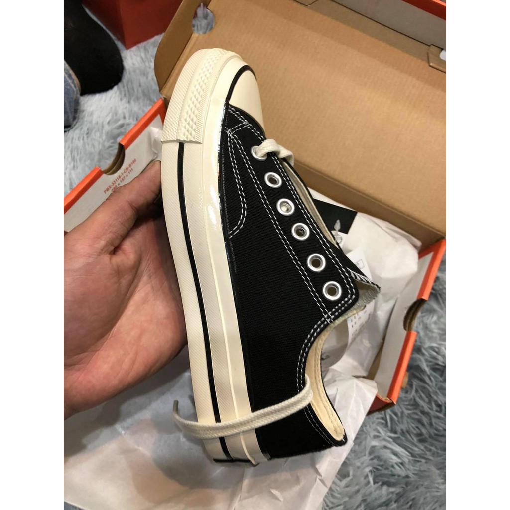 Giày 𝗖𝗼𝗻𝘃𝗲𝗿𝘀𝗲 𝟭𝟵𝟳𝟬𝘀 Cổ Cao Màu Đen Nam Nữ 💥 Giày Thể Thao Sneaker Nam Nữ CV 1970s Đen Cao Cấp Full Box