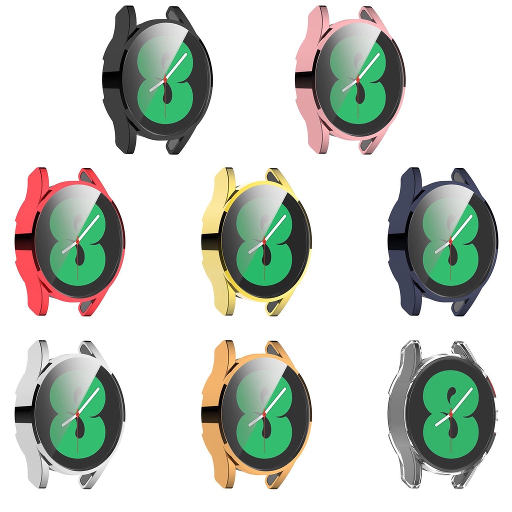 Ốp Bảo Vệ Bằng TPU Mạ Chống Bụi Chống Dấu Vân Tay Cho Đồng Hồ Samsung Galaxy Watch 4 40mm 44mm
