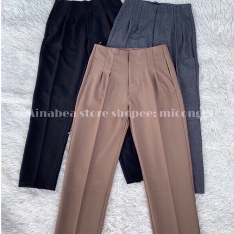 Quần Baggy 2 Khuy Cạp Liền Mẫu Mới Siêu Hot