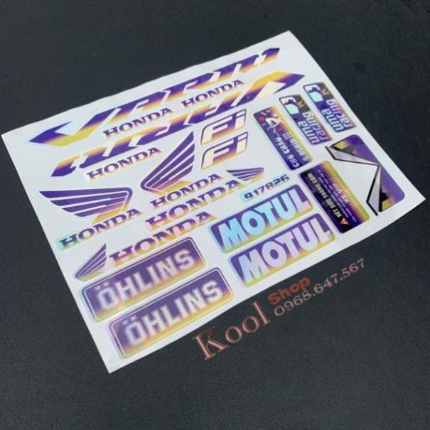 Tem Dán Logo 7 Màu Loại Chống Phai Màu