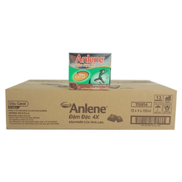 Thùng 48 hộp sữa nước anlene đậm đặc sô 125ml