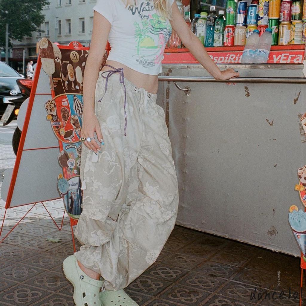 Quần Túi Hộp Lưng Thấp Nhảy Múa 1O1 2000s Cho Nữ