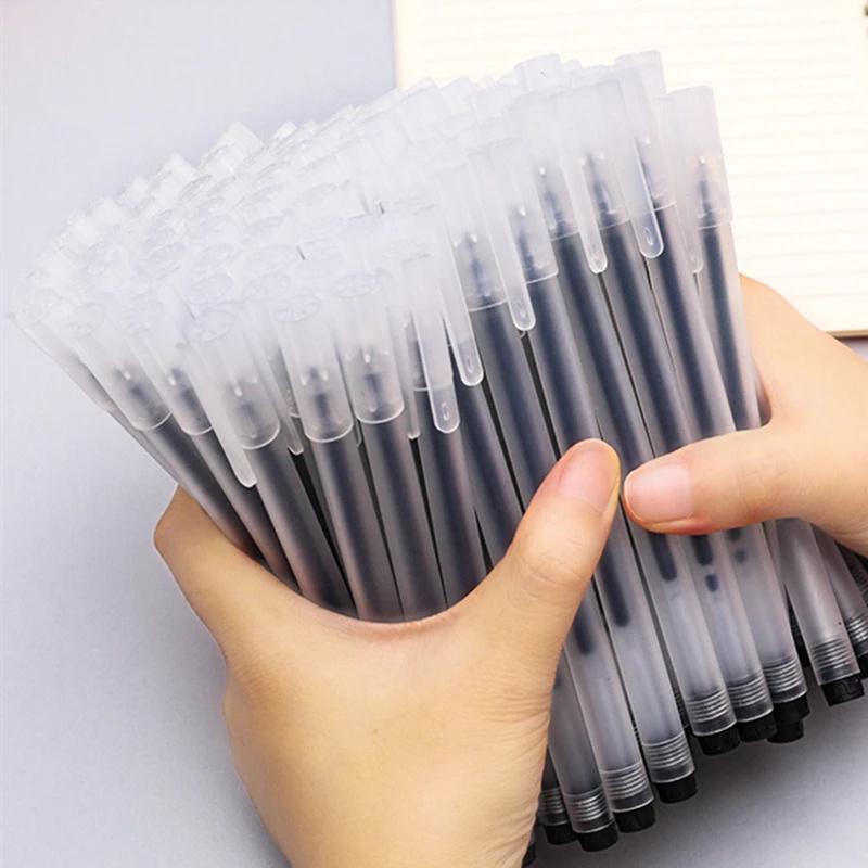 Set 5 Bút Bi Mực Đen Ngòi 0.5mm