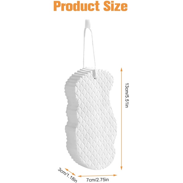 PNL Bông Tắm Siêu Mềm Giúp Tẩy Tế Bào Chết Làm Sạch Sâu 3D