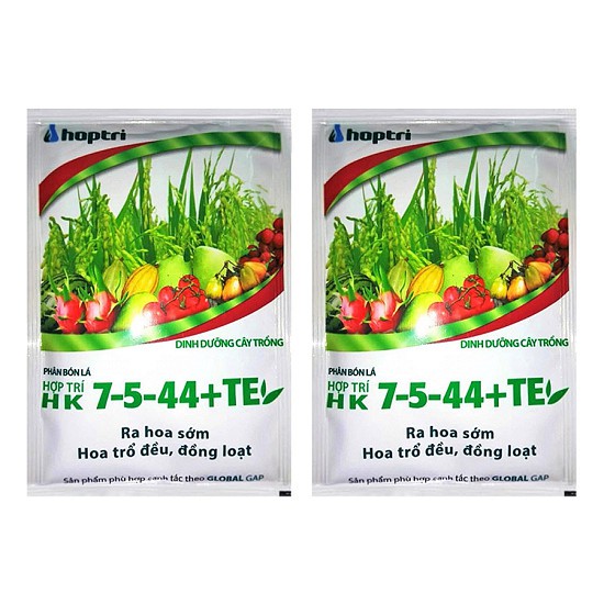 Phân bón HỢP TRÍ HK 7-5-44+TE 250g – PHÂN BÓN LÁ CAO CẤP GIÚP TĂNG NĂNG SUẤT CÂY TRỒNG
