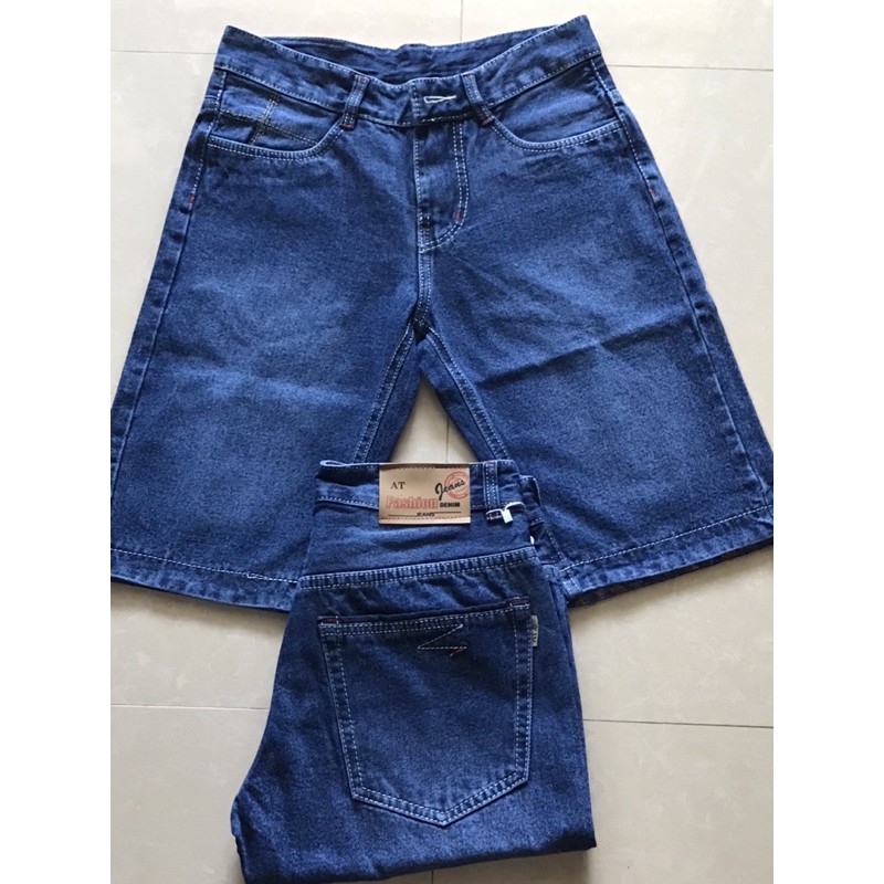 Quần Short Jean nam chất liệu cotton thiết kế màu sắc basic,quần bò ngố thoáng mát QS06