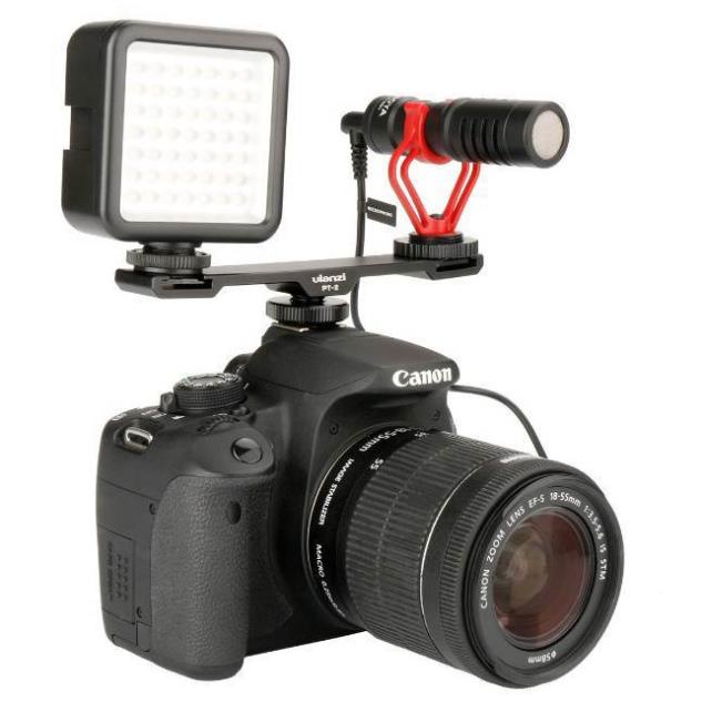 Đầu chuyển HotShoe Ulanzi PT-2 gắn flash, đèn led, micro