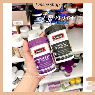 Vitamin tổng hợp nam, nữ Swisse Women + Men từ 50 tuổi 60 viên Úc - Swisse Men's/Women's Ultivite 50+ Multivitamin ÚC