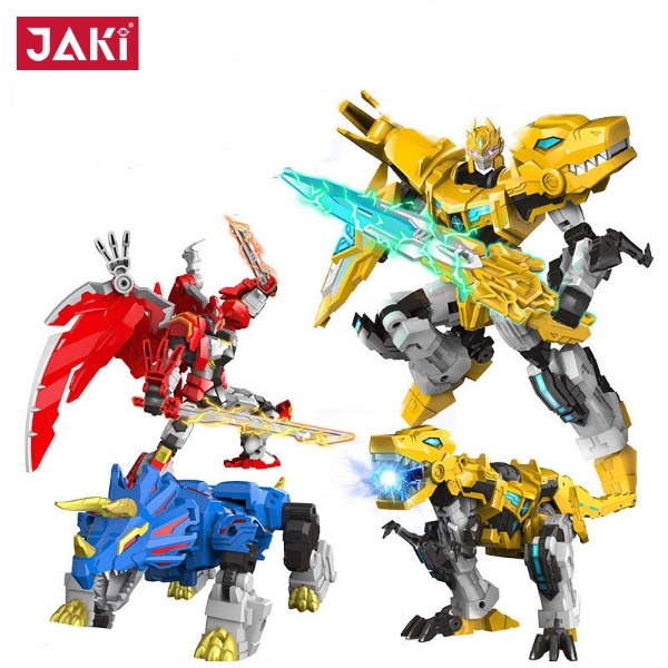 Đồ chơi mô hình người máy robot khủng long biến hình cho bé