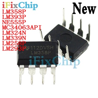 10 Linh Kiện Điện Tử LM358P LM358 LM358N LM393P LM393 NE555P NE555 LM324N LM324 LM339N LM339 MC34063API MC34063 LM258P