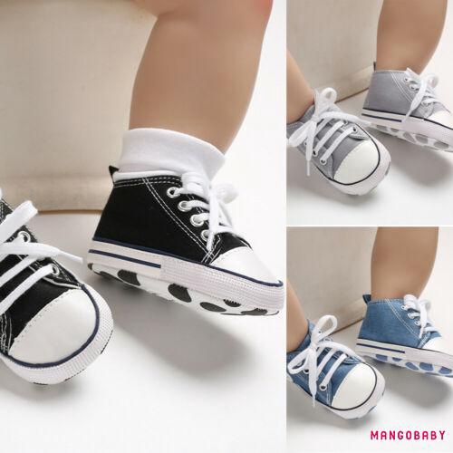 Giày Sneaker Vải Canvas Cho Bé Mới Tập Đi