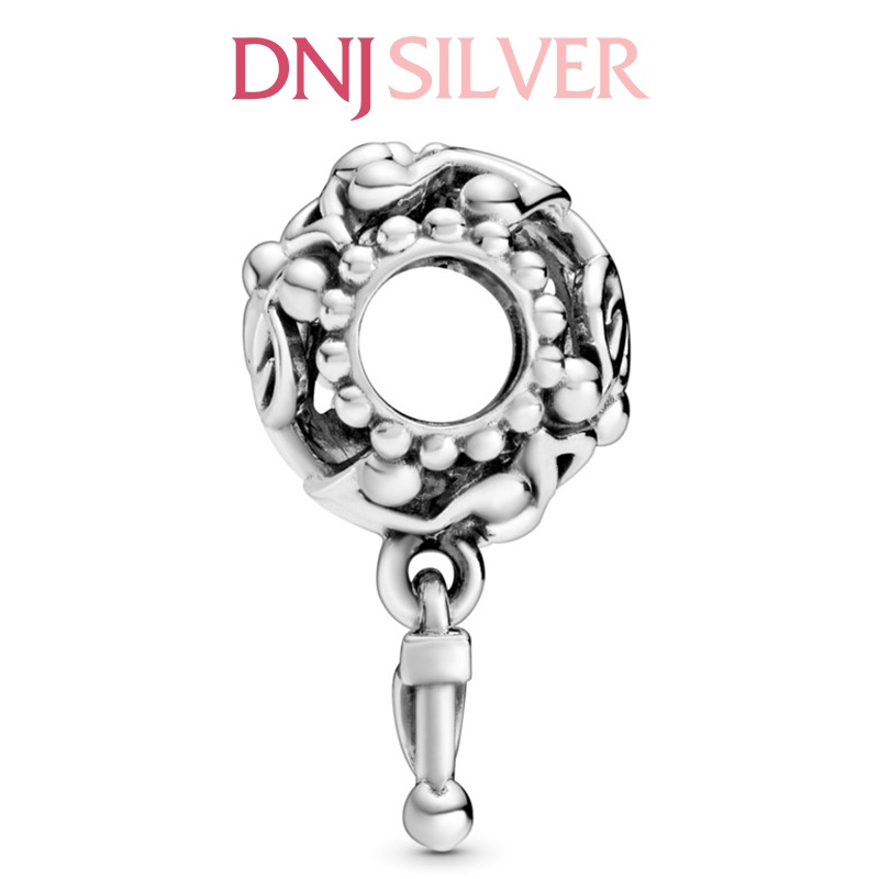 [Hàng cao cấp] Charm bạc 925 cao cấp, hàng chuẩn bạc - Charm Openwork Music Notes thích hợp để mix vòng tay charm -DN049
