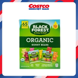 Kẹo dẻo gấu Organic Black Forest Gummy Bears 65 gói 1.47kg