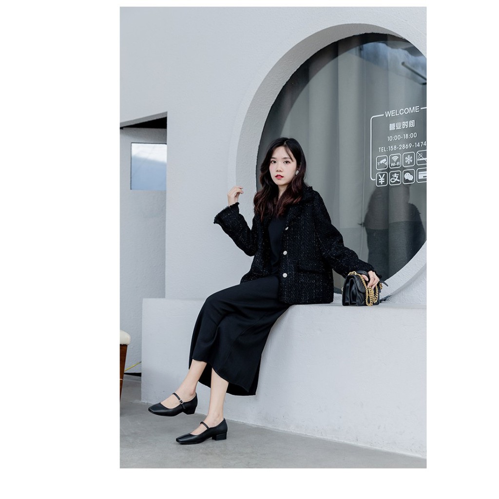 Giày Mũi Vuông 3 Phân Siêu Êm Về Hàng Mã TH_P3 | BigBuy360 - bigbuy360.vn