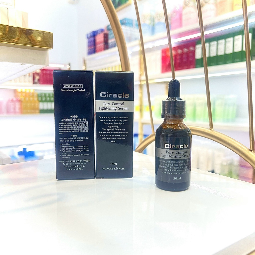 (CÓ BILL) Tinh Chất Thu Nhỏ Lỗ Chân Lông CIRACLE Pore Control Tightening Serum 30ml