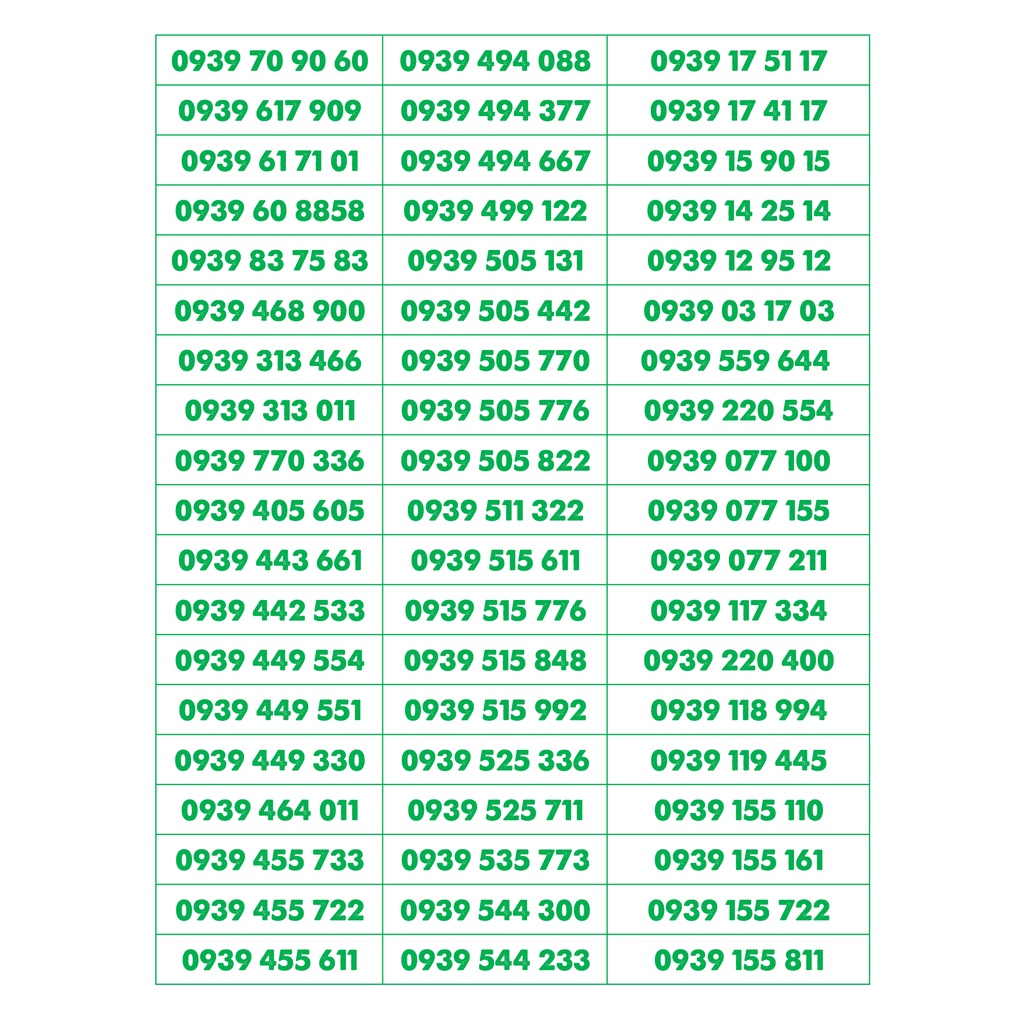 Sim số đẹp mobifone - sim dễ nhớ