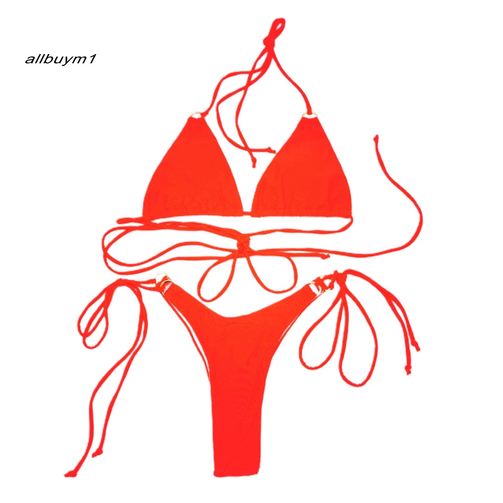 Bộ Đồ Bơi Bikini Hở Lưng Lưng Cao Phong Cách Gợi Cảm Cho Nữ