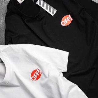 | Ảnh thật | Áo Off White Chữ Cam