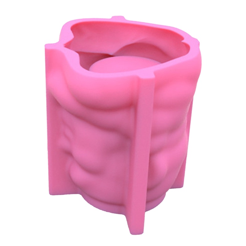 Khuôn Silicone Làm Chậu Cây Mọng Nước Hình Chú Tiểu/Mặt Cười Dễ Thương DIY