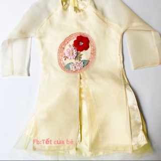Áo dài 2 lớp voan organza