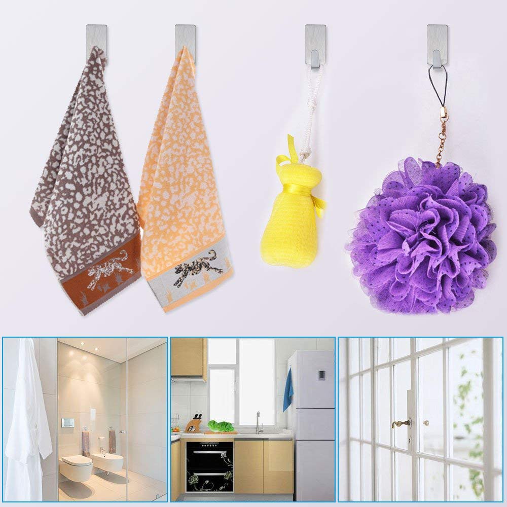 Móc treo Hk10017 dán tường bằng thép không gỉ đa năng