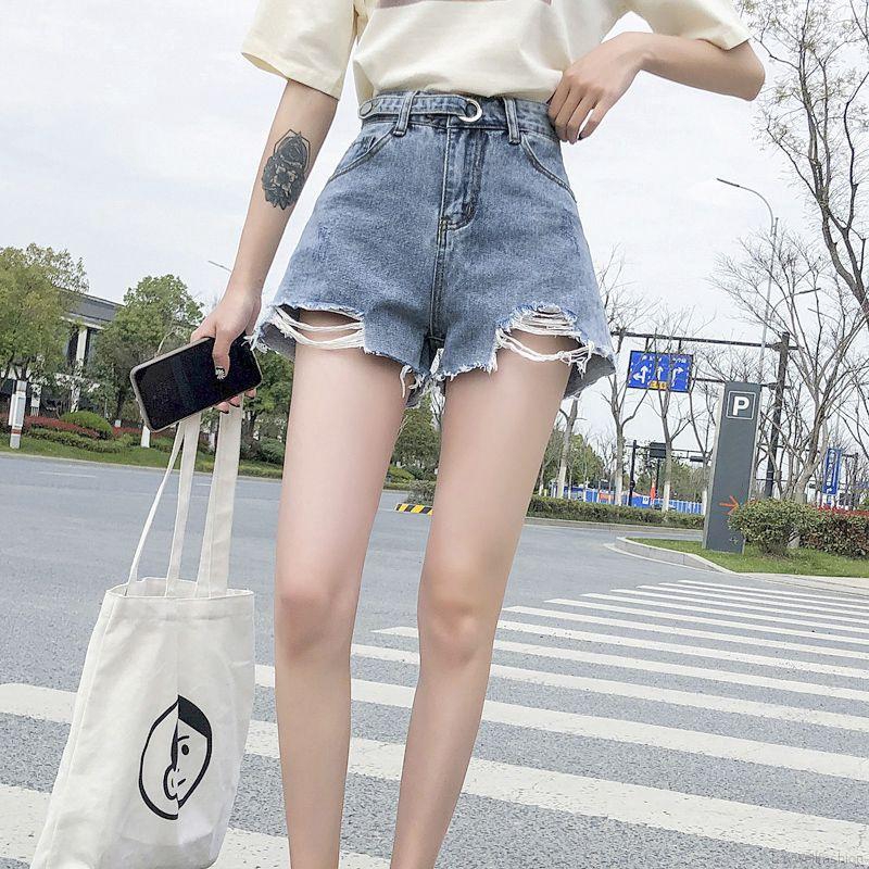 [Baywellfashion]Women's Summer Thin Section High Waist Wide Leg Loose Thin Denim Shorts | BigBuy360 - bigbuy360.vn