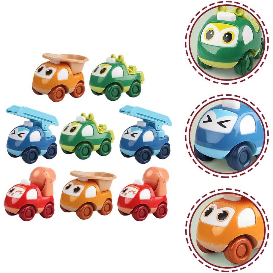 Bộ Đồ Chơi Xe Công Trình Mini Dễ Thương Bảo Vệ Môi Trường Cho Bé 2023