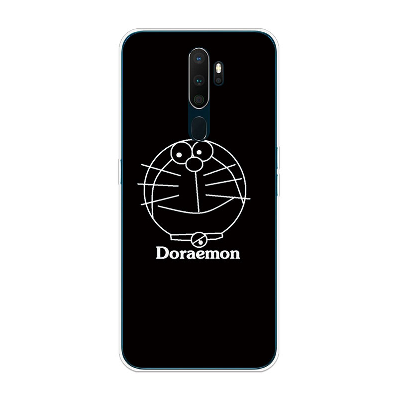 Ốp Lưng OPPO A5 A9 A31 A91 2020 TPU mềm Case Cá tính đen tuyền Two