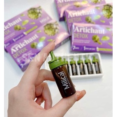 Thải độc gan Extra Artichaut Detox liệu trình 7 ngày - Hàng Pháp xuất Đức. Hộp 7 ống.