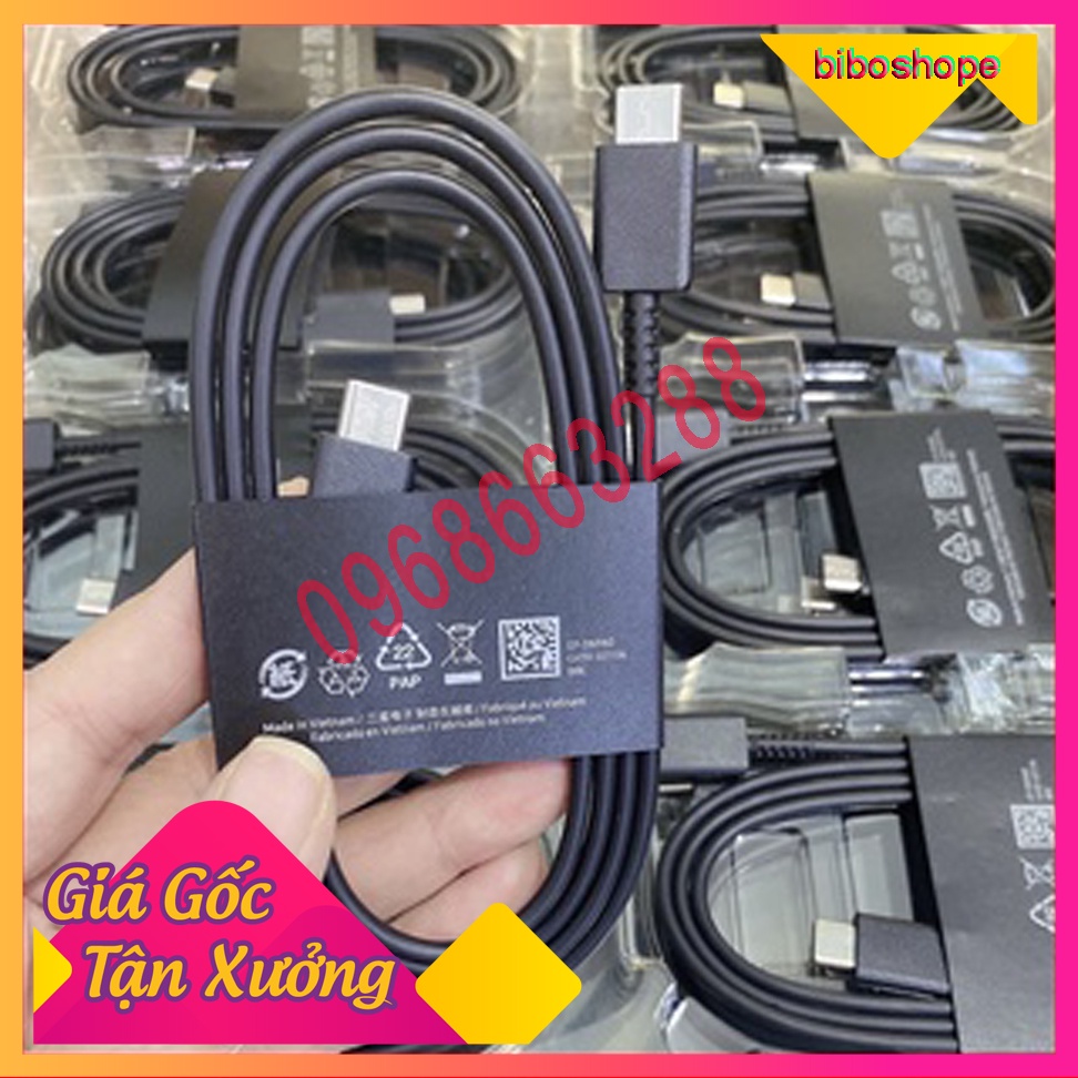 🚀Free ship🚀Dây Sạc Samsung Đầu Type C Sạc Nhanh Note 10 Note 20 S20 S20 Plus A71 S21 S21 Ultra zin Hãng🚀Free ship🚀