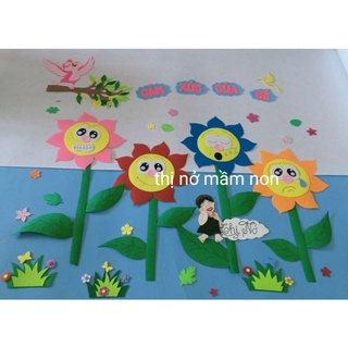 Cảm xúc của bé, trang trí mầm non
